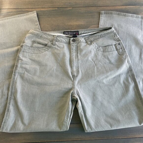Chicos Chico’s Denim Light Green High Rise Jeans Pants Women’s Size 16 (X7) - Picture 1 of 10